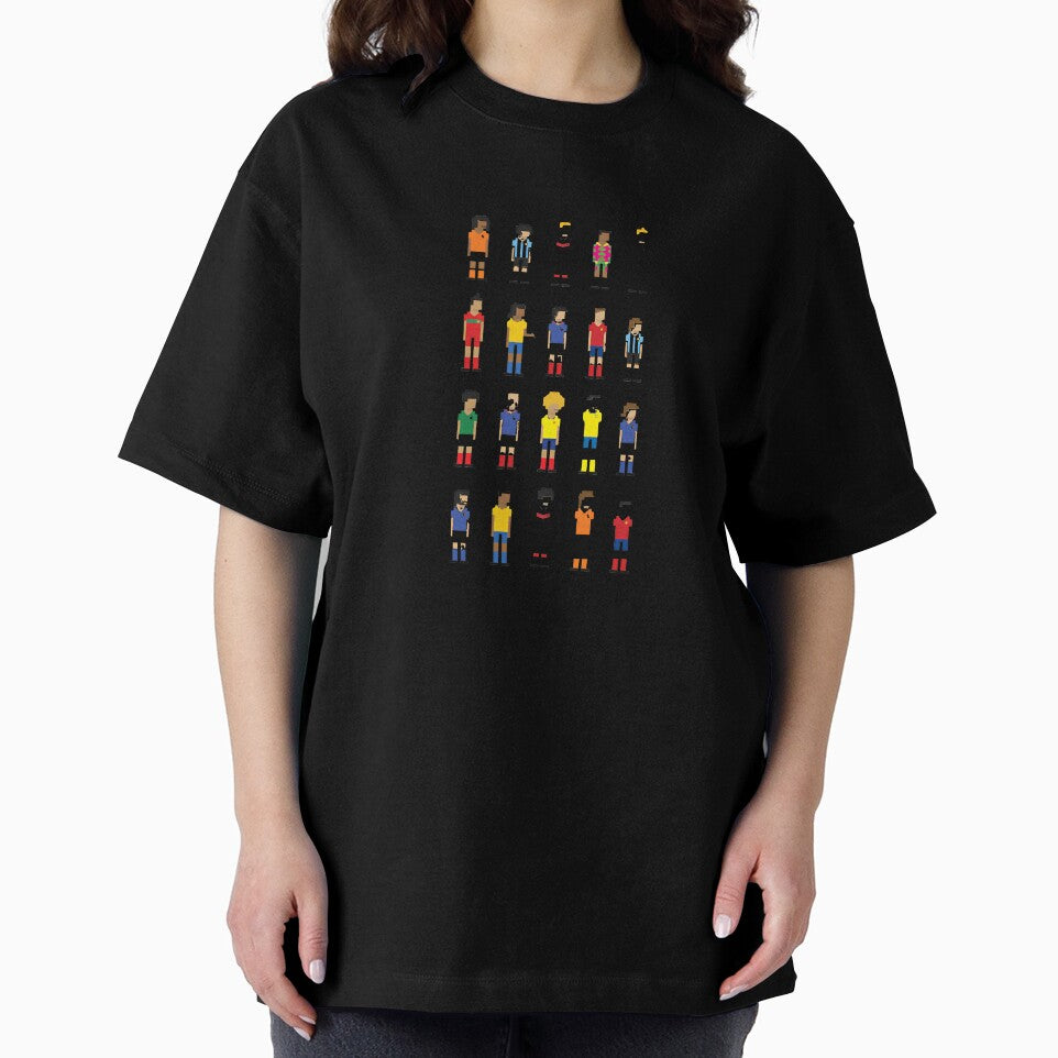 Historic football players in 8-bit T-Shirt_185276 by KTY-NUSS
