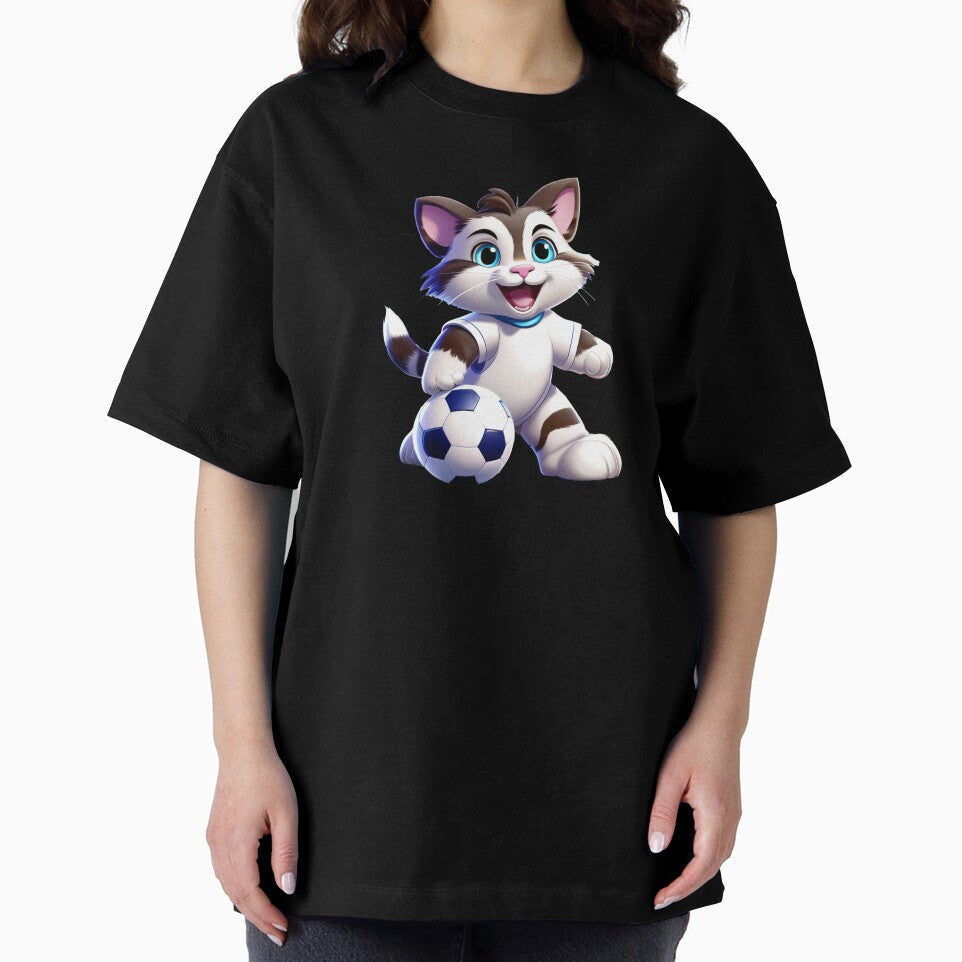 Cat Playing Soccer - Football Kitty by neworionsOrions