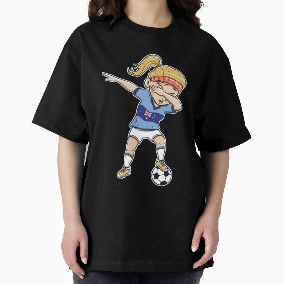 Dabbing Soccer Player Funny Australia Fan by shirtshue