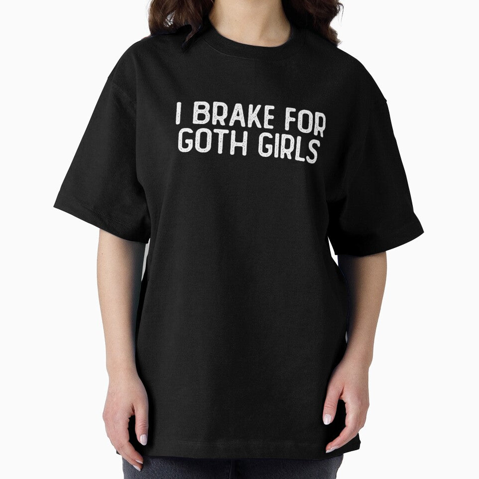 I Brake For Goth Girls Cool Helmet by Sour Soul