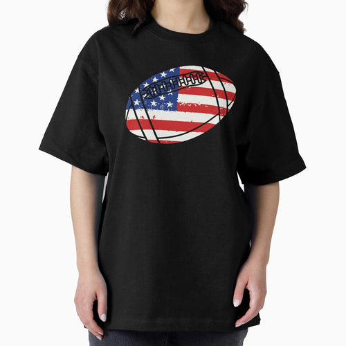American Football Fans Usa Flag Distressed Design by GabrieSketcham