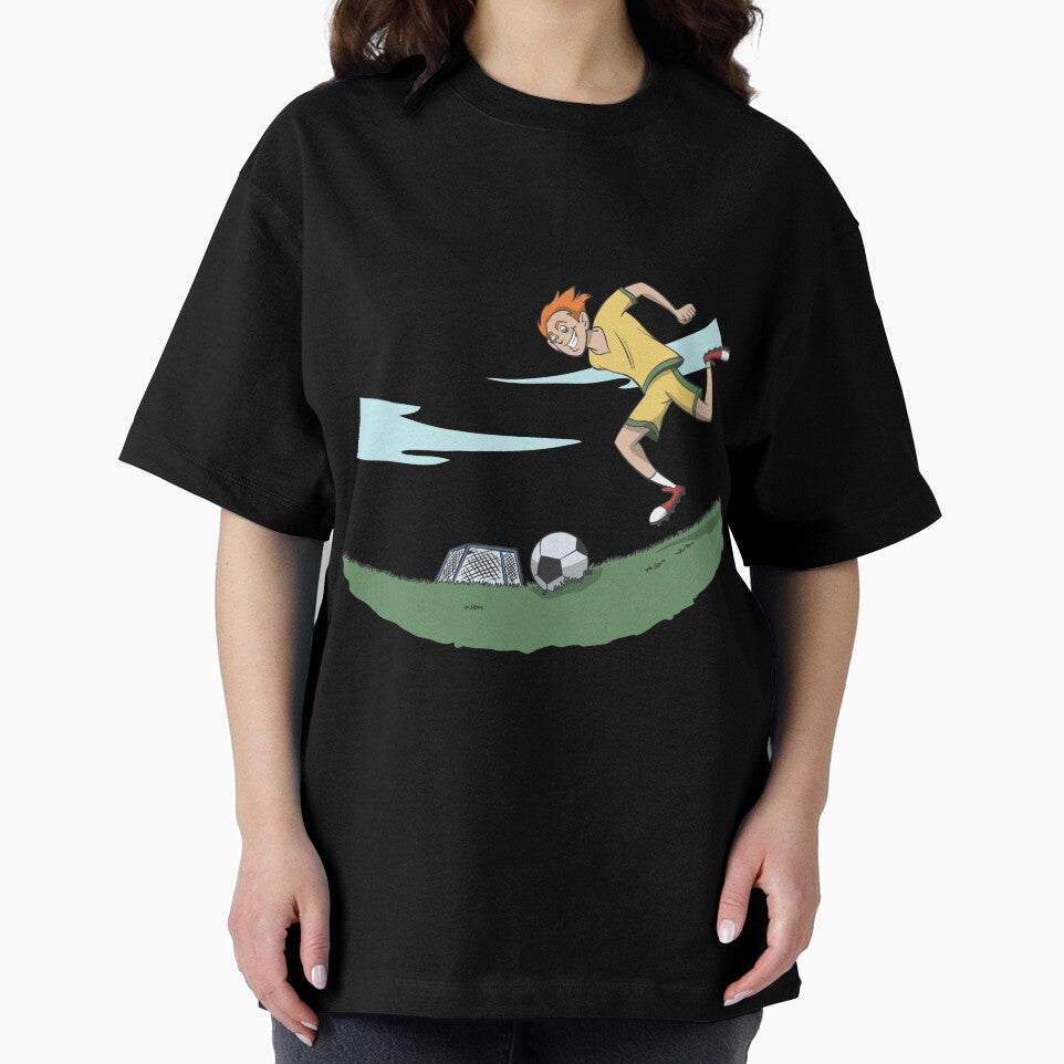 Soccer on green grass with goal by Monkey Ful