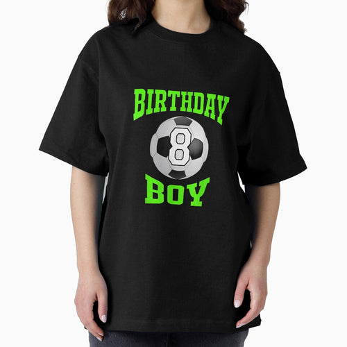 8 th Birthday Boy Shirt - Soccer T- Shirt 8 years old kid by TammyFlanery