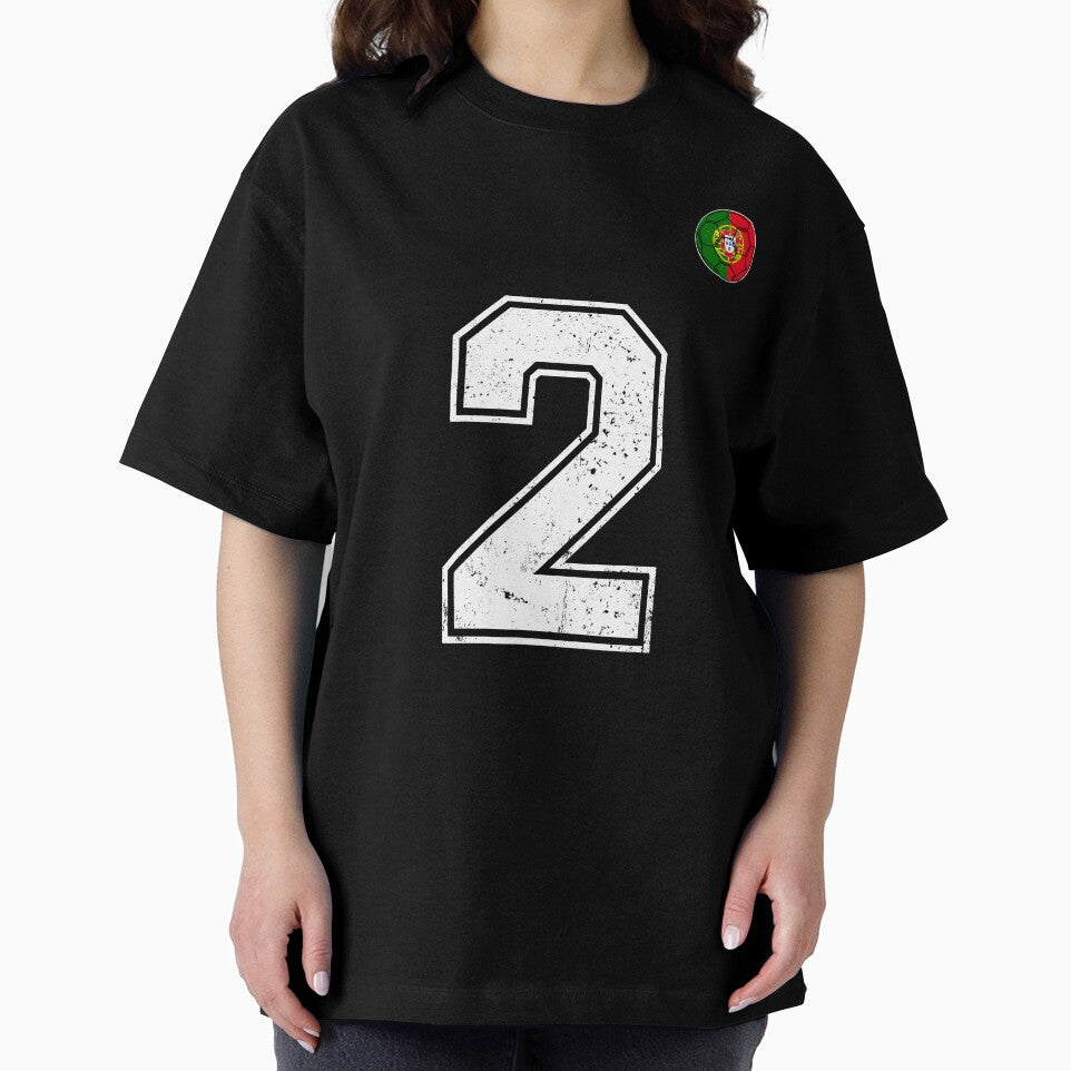 Portugal Soccer Number 2 Vintage Sports Fan by OliviaHayesArt