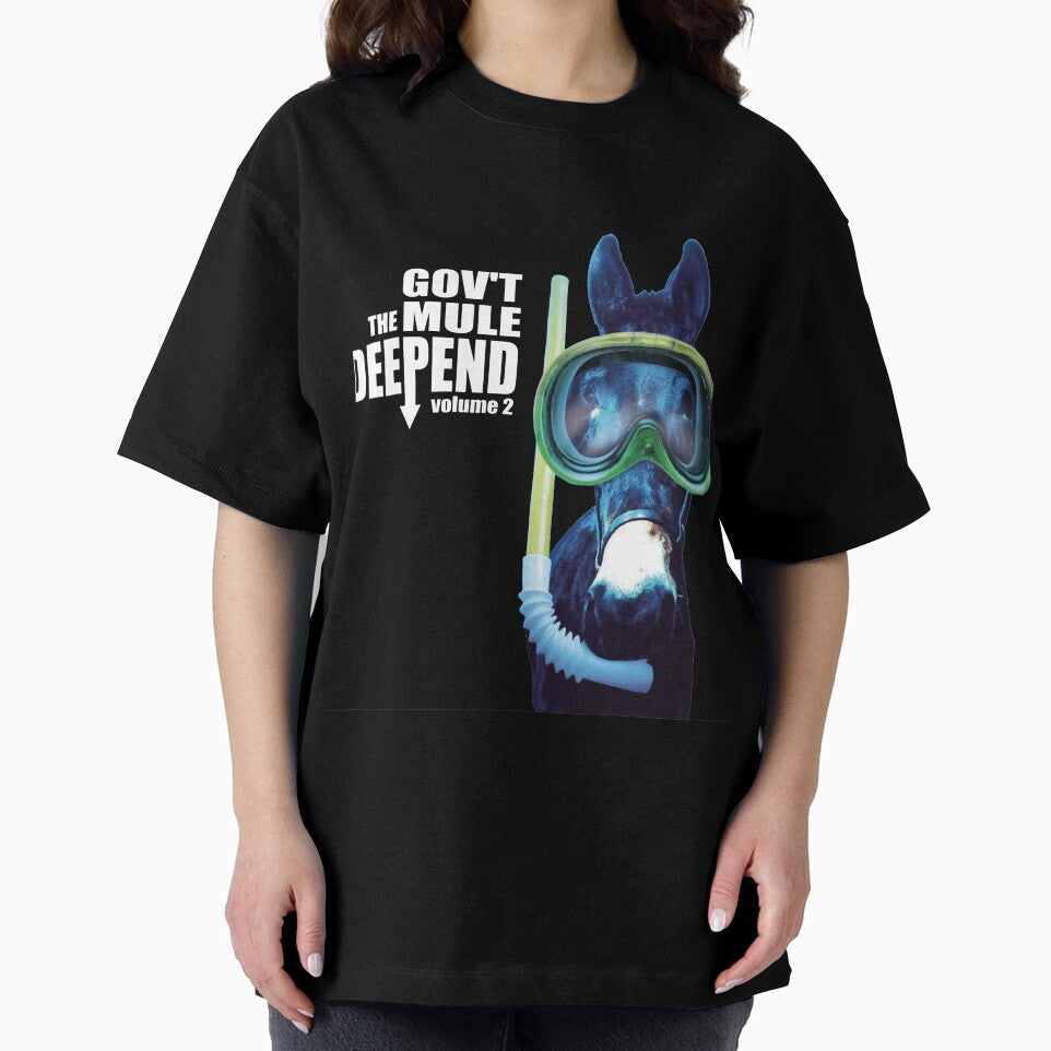 Gov't Mule-The Deep End  Comfortable Short Sleeve T-Shirts Black by CrollechJanokn