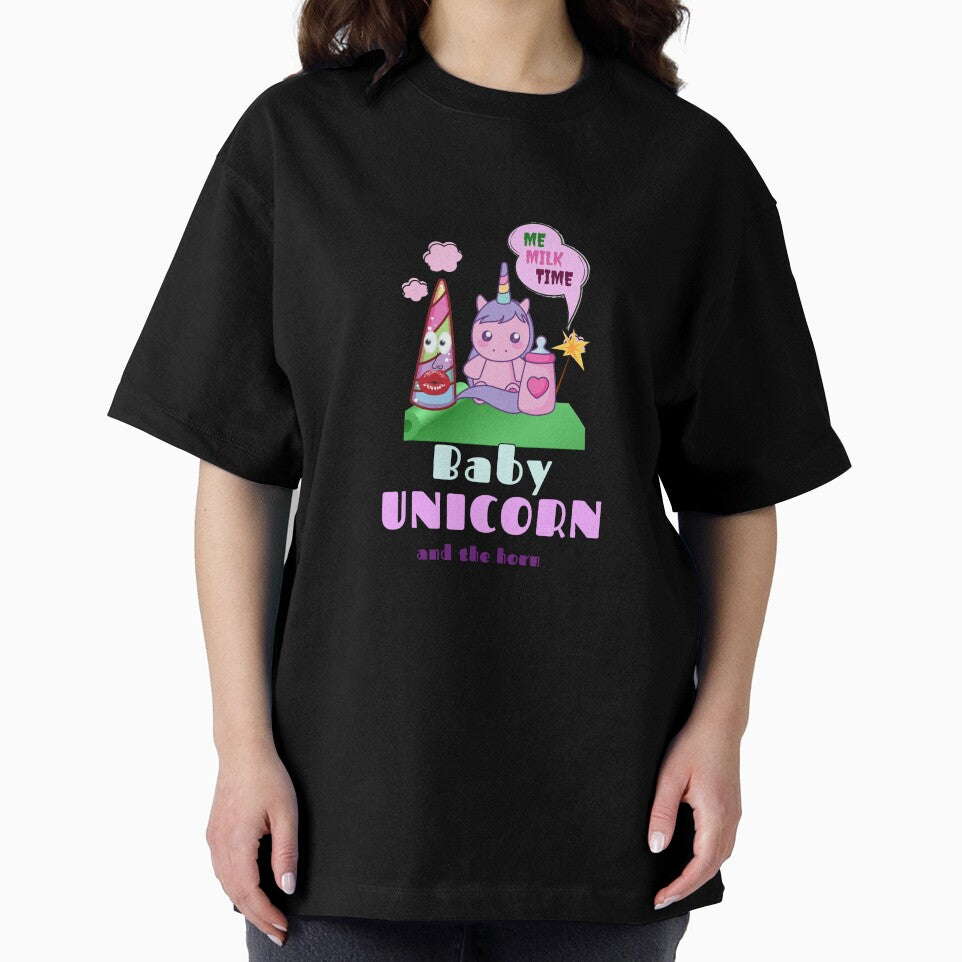 Baby Unicorn And The Horn Me Milk Time by Avienz1