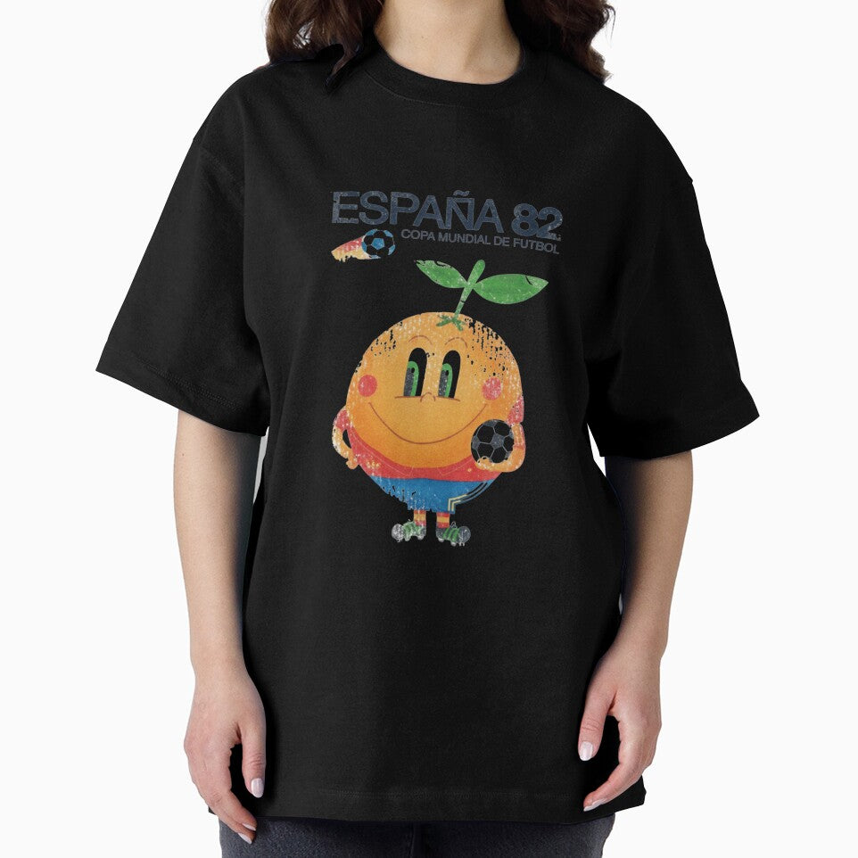 España 82 World Cup Football — Vintage Orange Mascot Illustration by Colorful-Garden