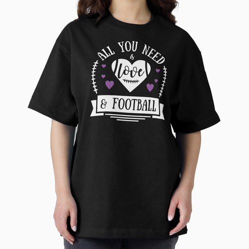 All You Need Is Love & Football Favorite Babe Game Day Mom graphic by nikkidawn74