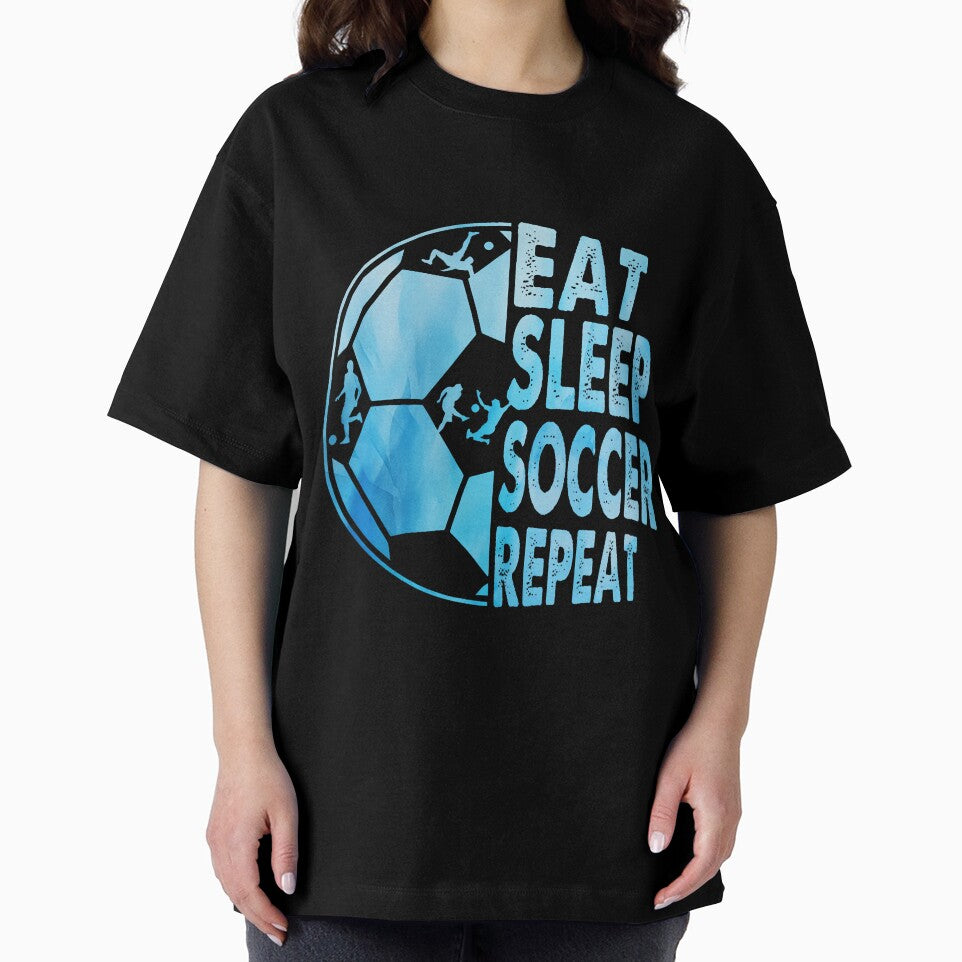 Eat Sleep Soccer Repeat For Youth Girls Boys Purple by heupelipocko