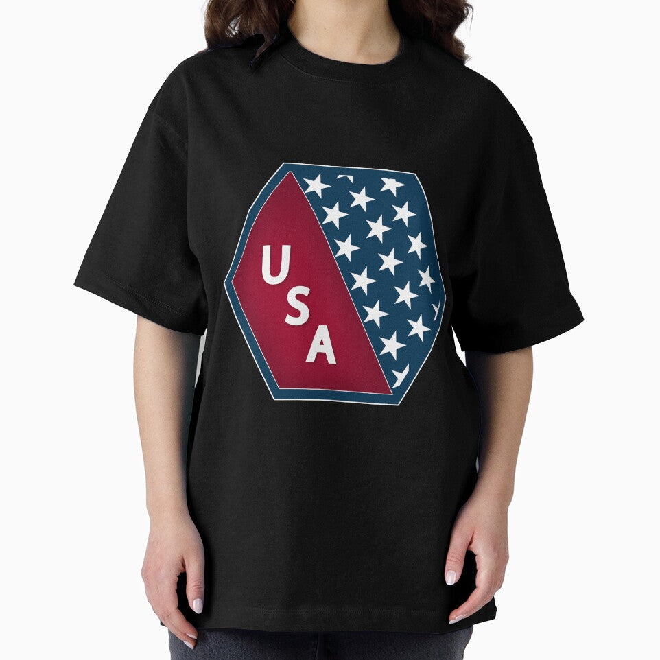Hexagon USA T-Shirt for Men and Women by AllStarMerch