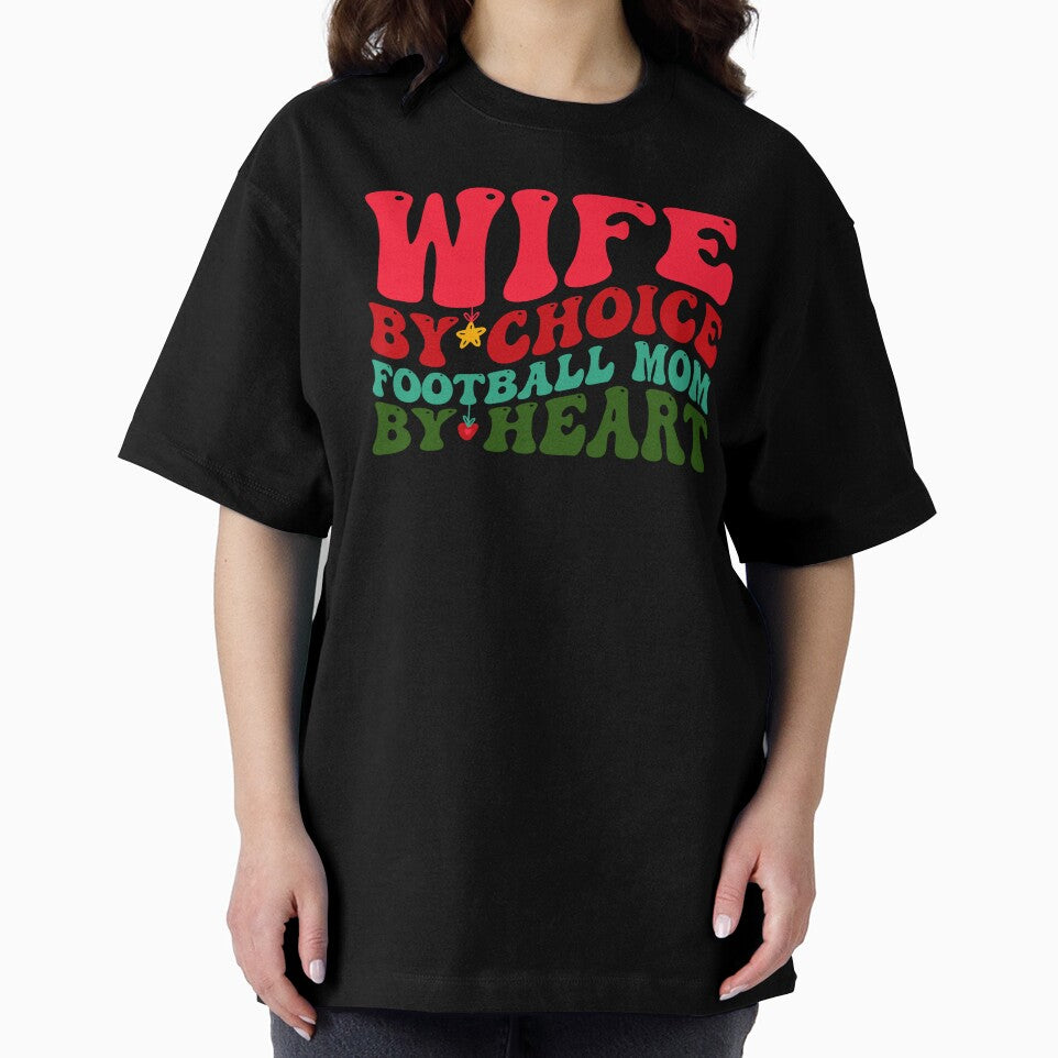 Wife Football Mom Christmas Xmas Funny Groovy by aymanehammi