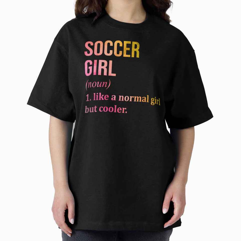 Soccer Girl Definition in Watercolor by XCIV