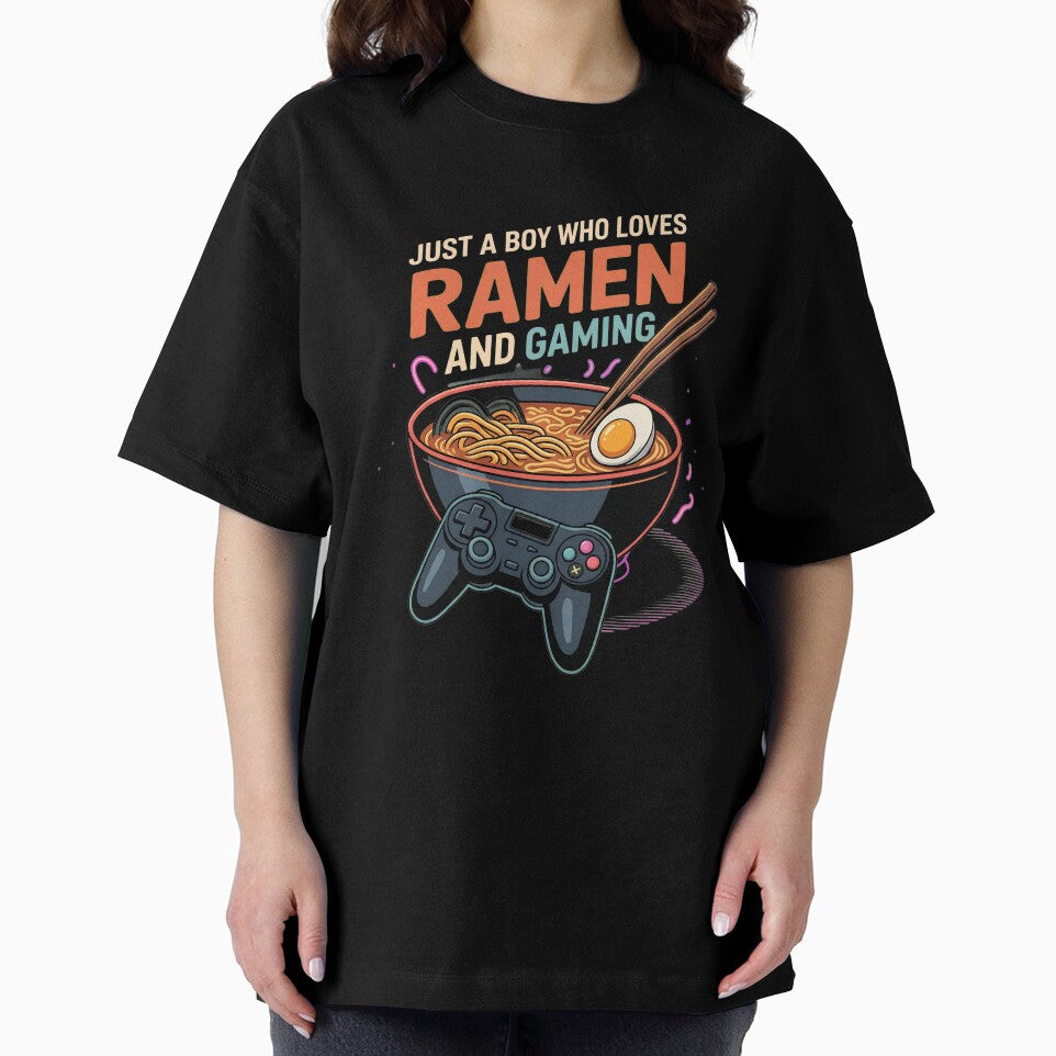 Ramen Gaming Shirt, Funny Gamer T Shirt, Unisex Ramen Lover Graphic Tee by OlyvieArt