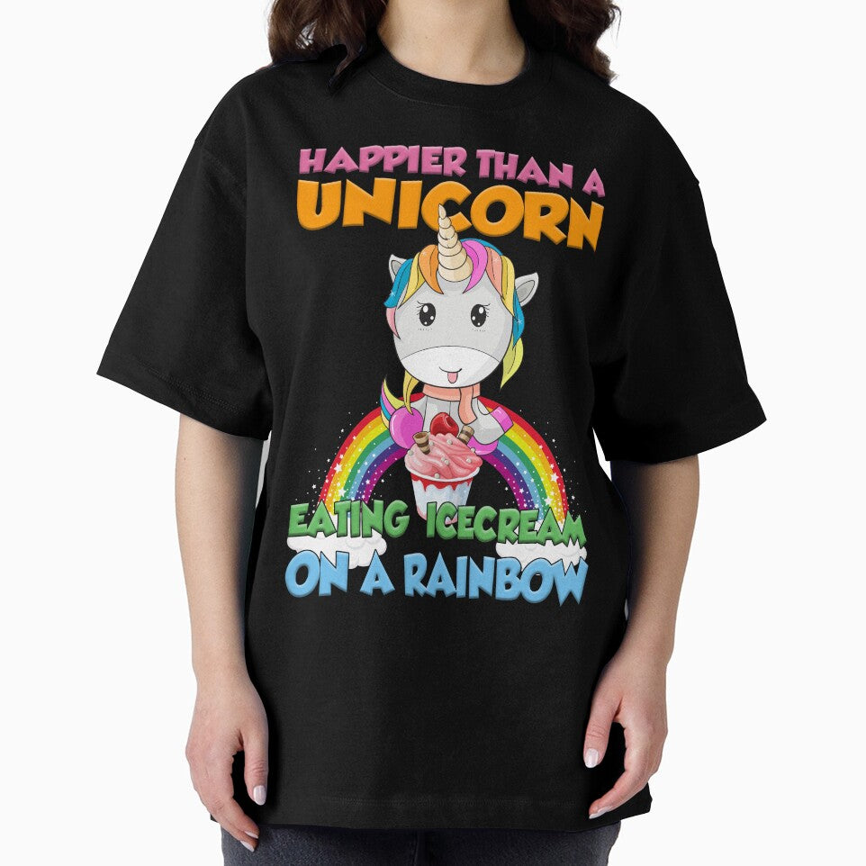 Happier than a unicorn eating icecream on a rainbow by Fairyjam