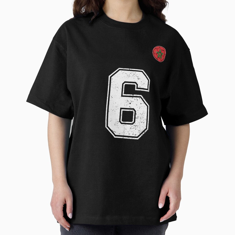 Morocco Soccer Number 6 Vintage Sports Fan by OliviaHayesArt