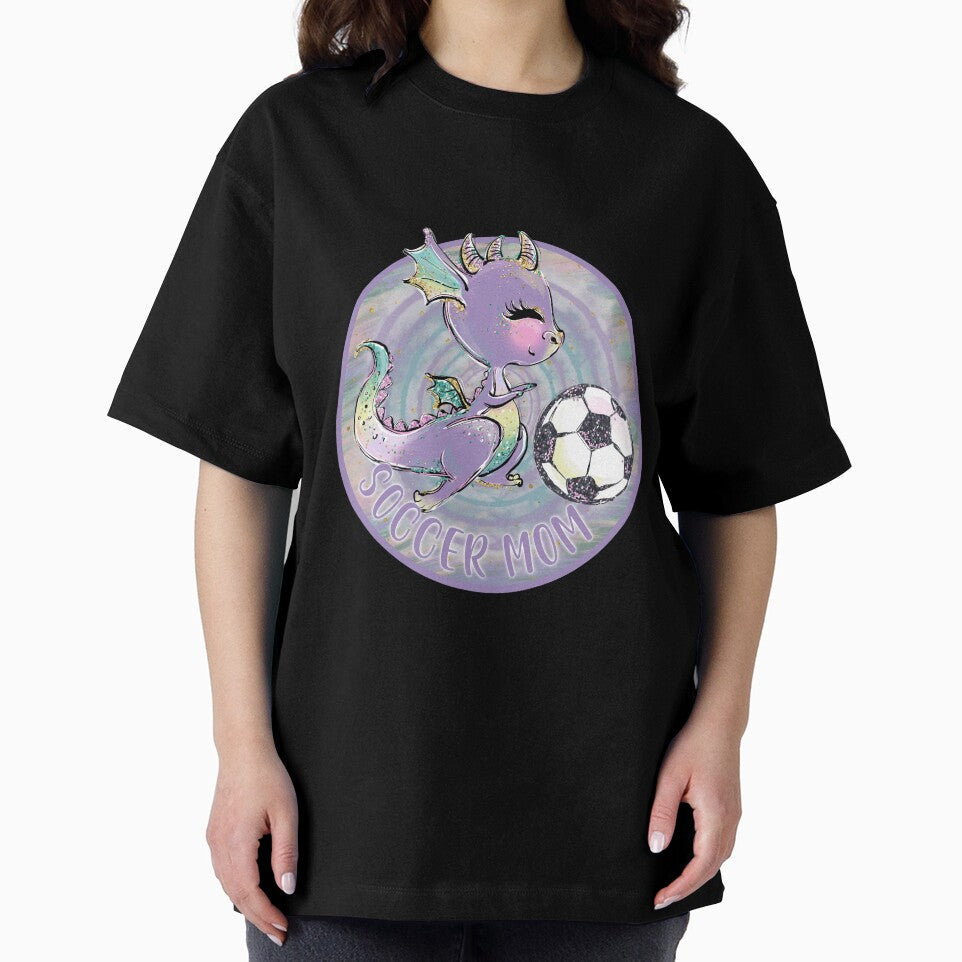 Cute dragon soccer mom by Suzanne Cook