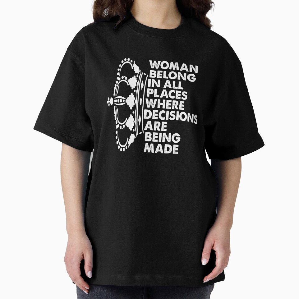 Women Belong In All Places Ruth Bader Ginsburg RBG Feminist by Enraged46