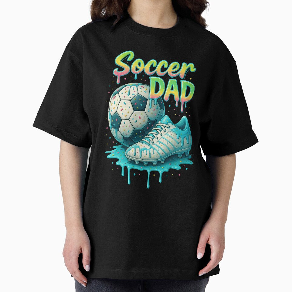 Soccer Dad Sprinkles Drip White Cleats Funny Father s Day by TalalosART