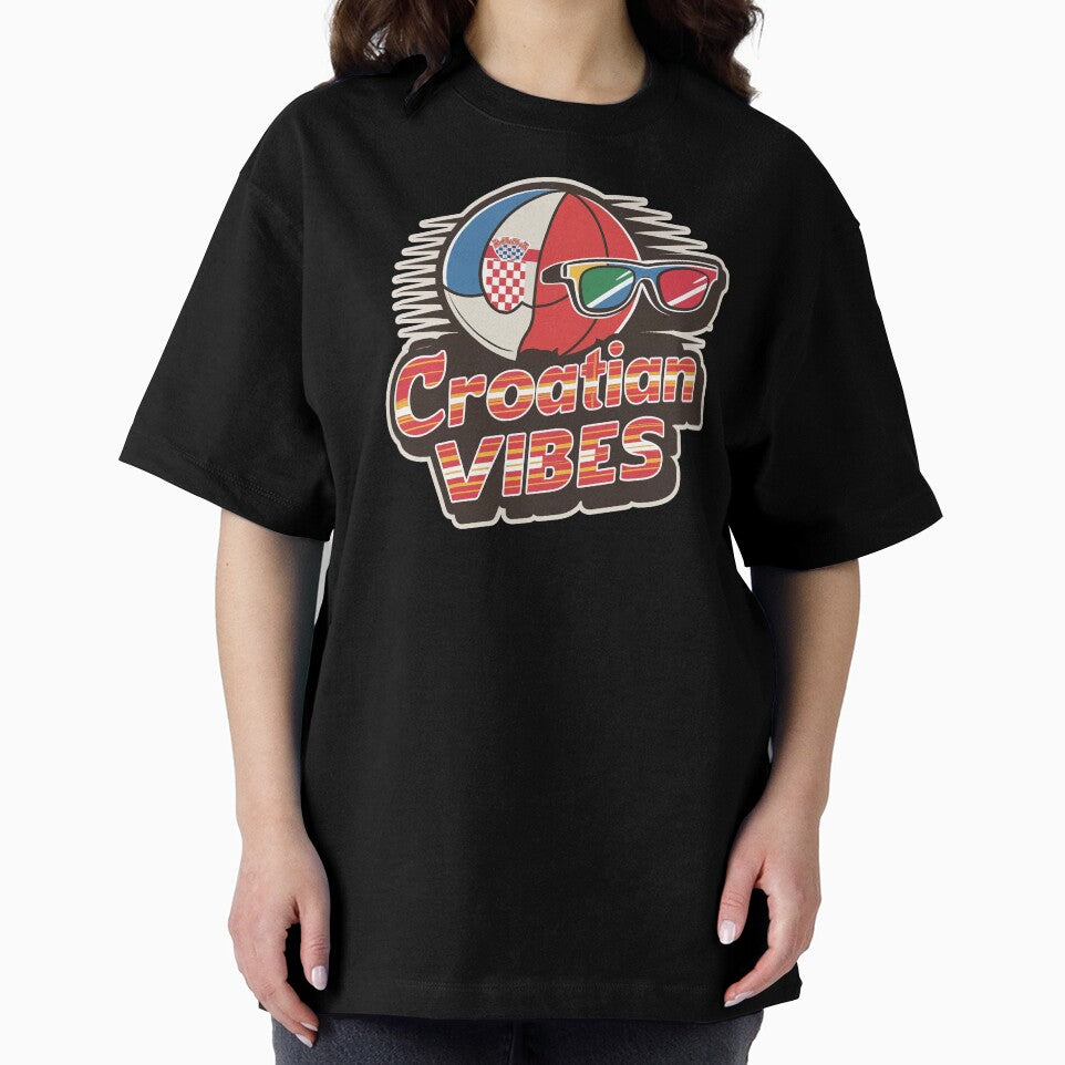 ''Croatian Vibes'' Proud to be Croatian T-Shirt by Witty Shirts