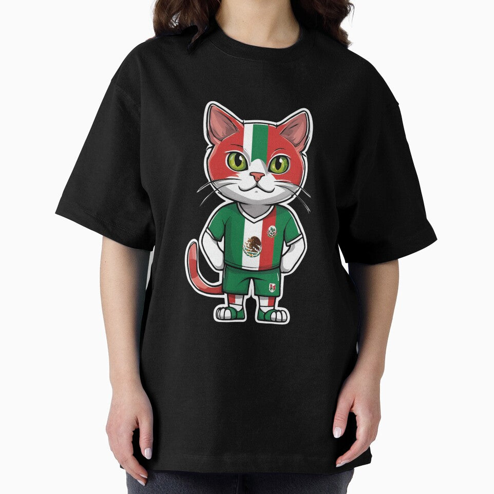 MEXICO Sports Team: a Cat wearing colours of Mexican Flag D27 by PerfectDay2Play