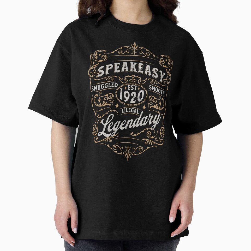 Vintage Victorian Speakeasy Label by Nacho Average Designs