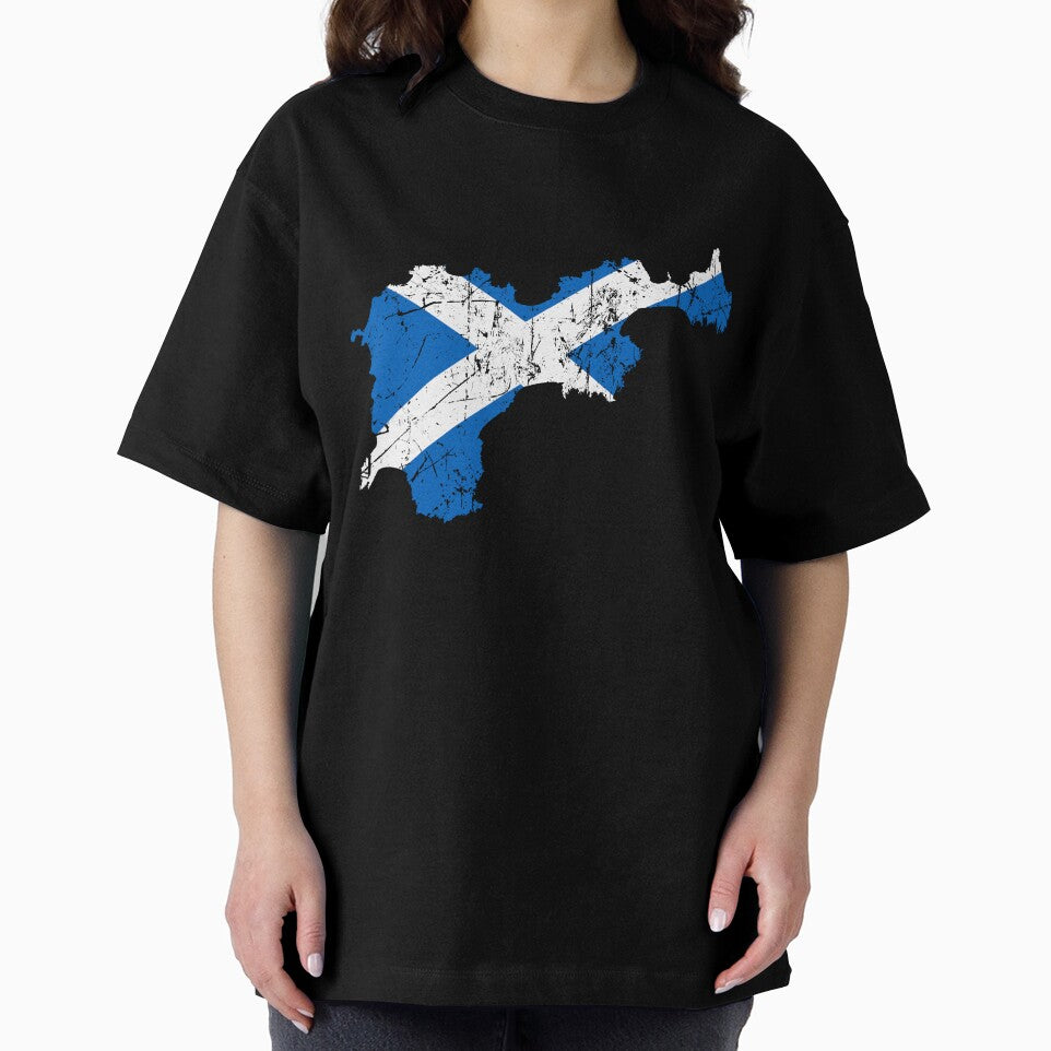 Scotland Flag on Tiree - Distressed by isleheid