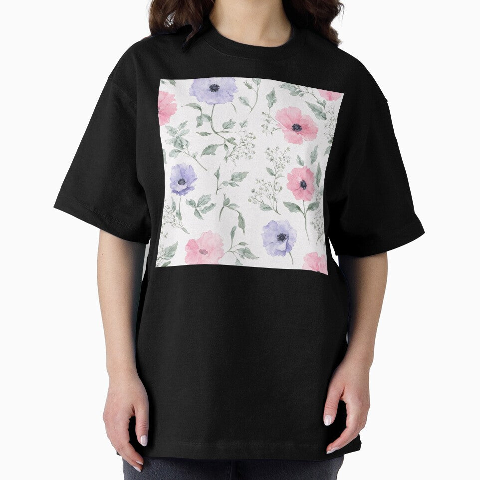 Minimalist Soft Watercolor Floral Pattern by SeamPix