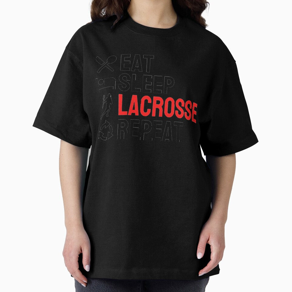 Eat Sleep Lacrosse Repeat | Gifts For Dad by chetan786