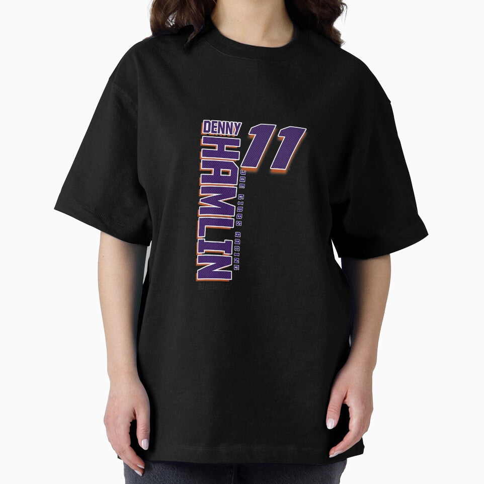 NASCAR - Denny Hamlin - Vertical Carbon Fiber Premium Tri-Blend by MichelleELawren