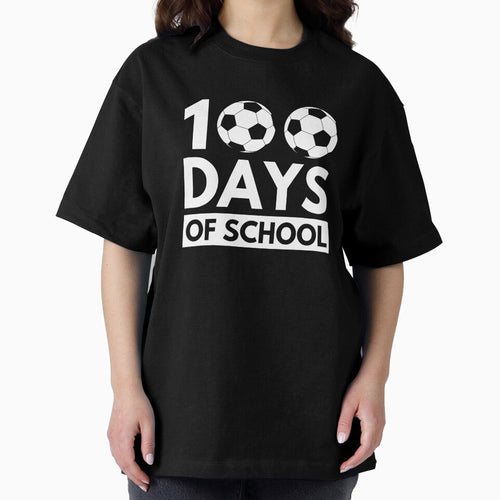 100 Days Of School cool soccer player/fan Teacher student by snowry