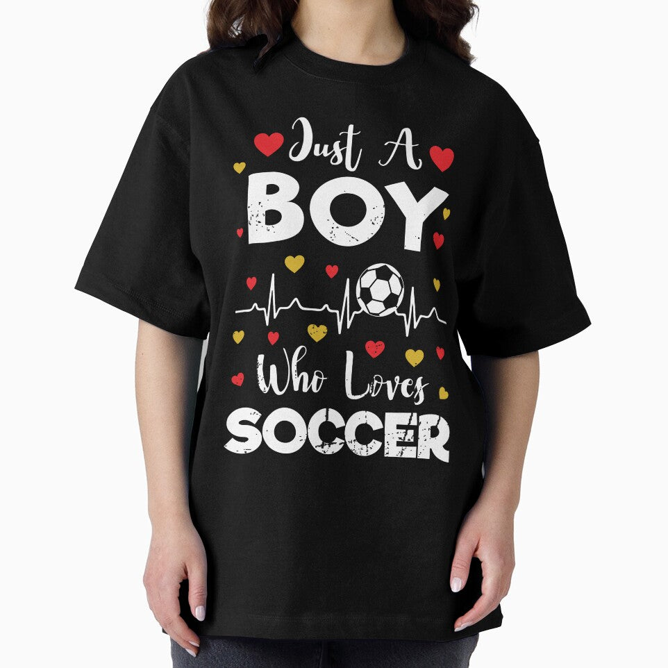 Just a Boy who Loves Soccer - Soccer Lover Soccer Player by Adexyl