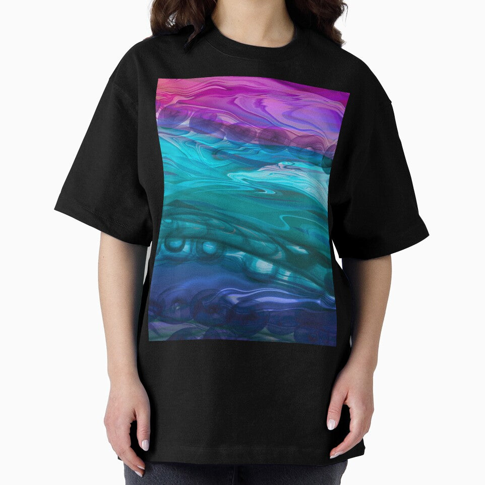 Abstract liquid art alcohol ink ocean waves, liquid marble art design, abstract marble art, liquid art, purple turquoise watercolor by ZeinabTaha