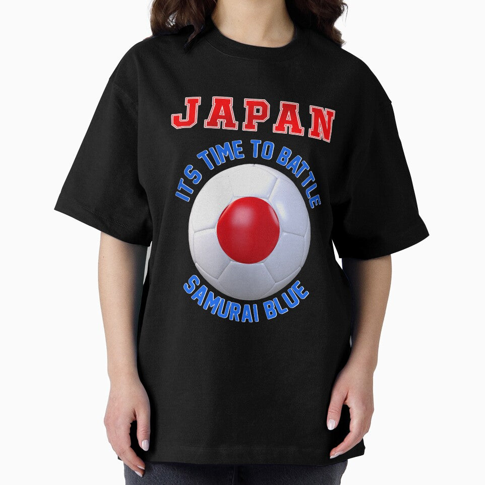 Japan fan slogan for football, japanese time to battle samurai EN by superpixus