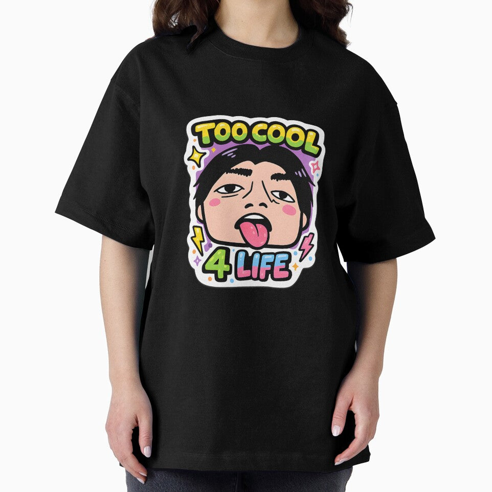 Too Cool For Life Funny Anime Face by Trymeup