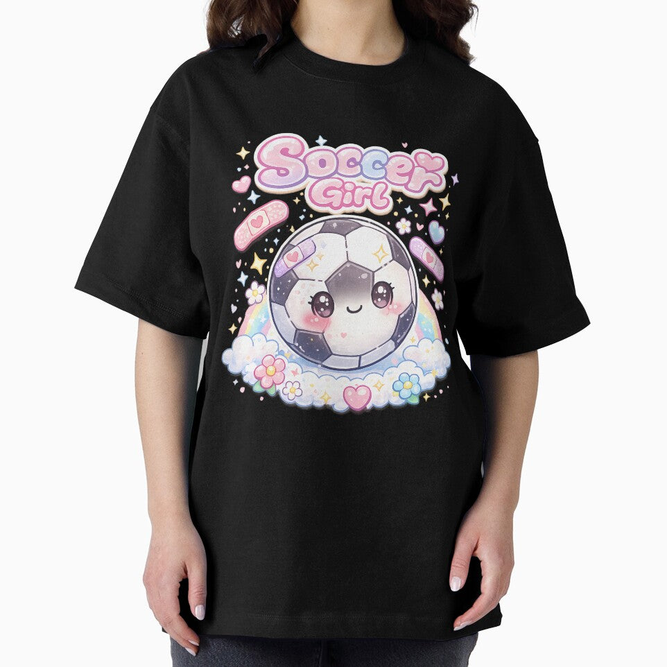 Soccer Girl Kawaii Shirt – Cute Pastel Soccer Tee by MJGalanex
