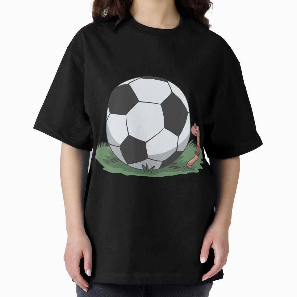 Worm with soccer ball football by Monkey Ful