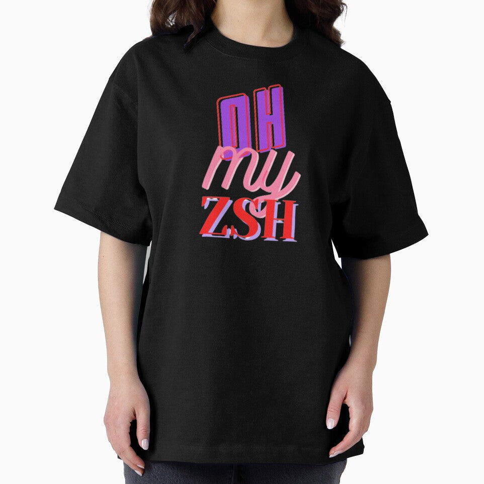 Oh My Zsh essential coding programming theme  T-Shirt by redpalaceark