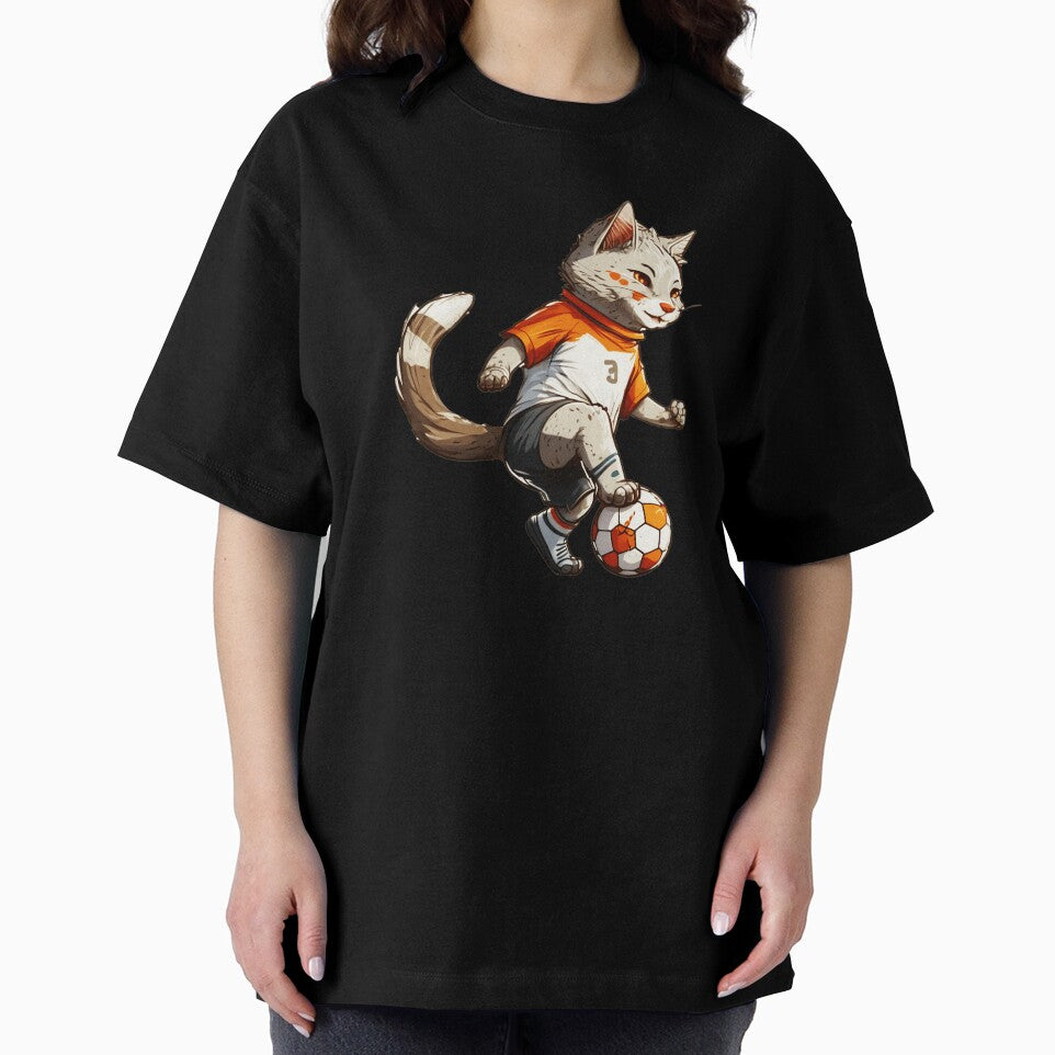 Soccer Cat - Vintage Sports Design by GabrieSketcham