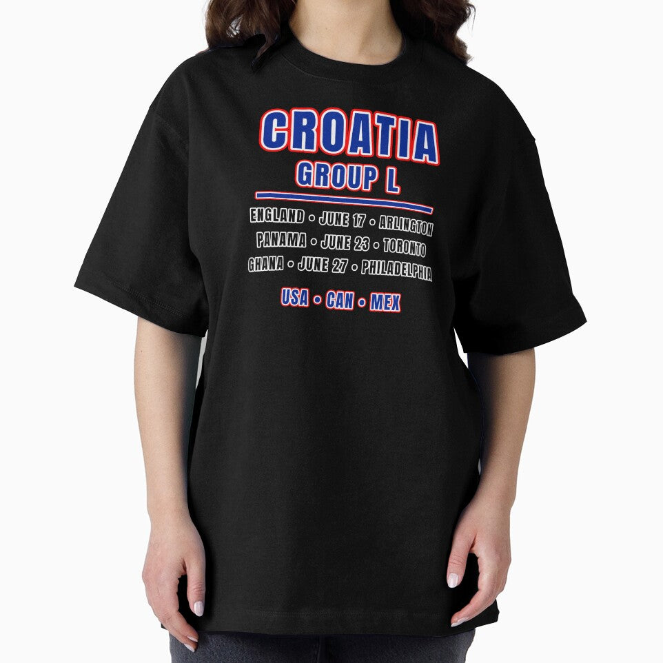 Croatia Football Fixtures T-Shirt – Group L Schedule Shirt by The Hairy Melon