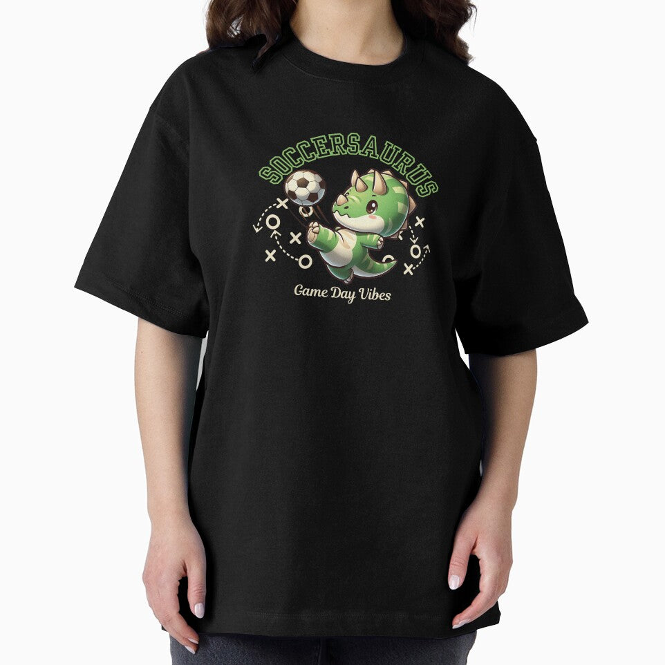 Soccersaurus - Cute Triceratops Dinosaur Playing Soccer by The magic  Yellow bus