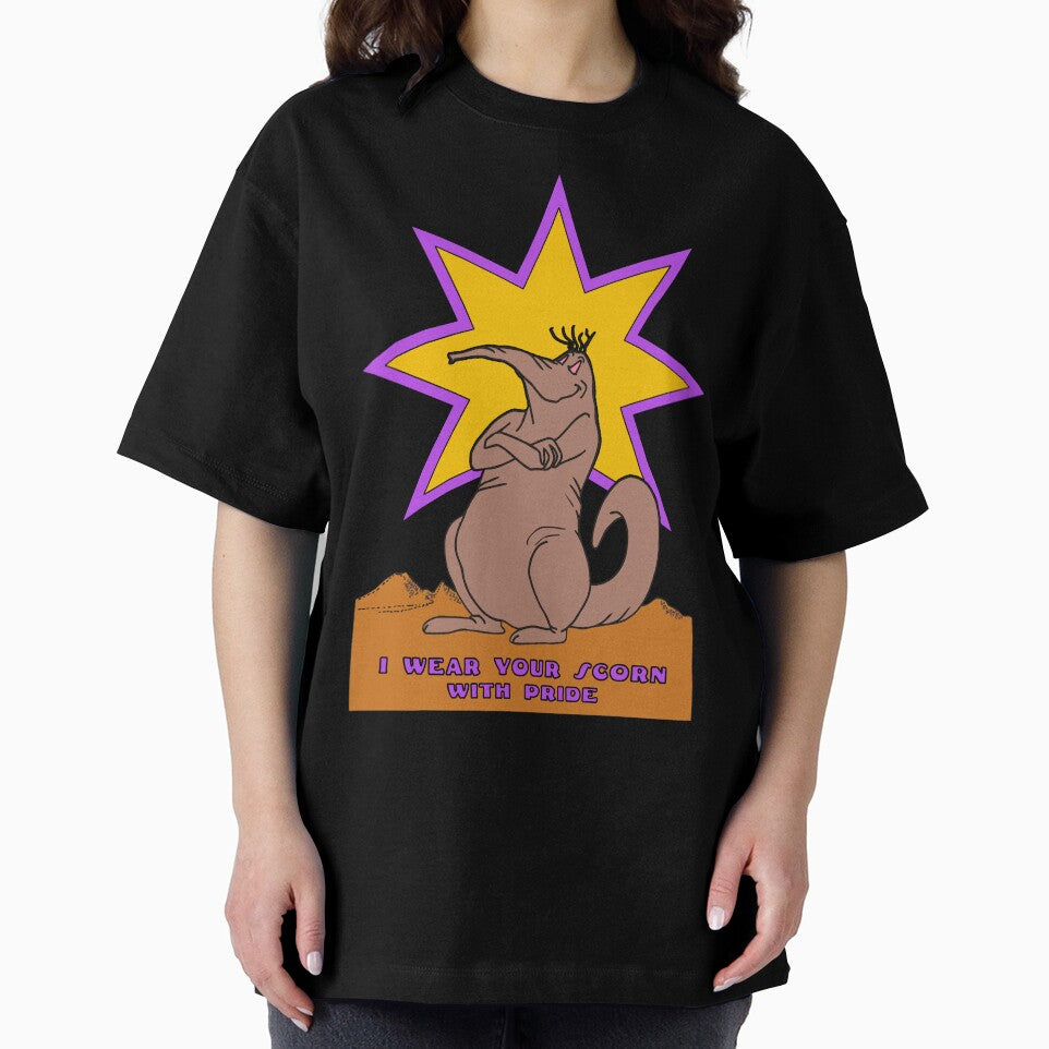 I wear your scorn with pride (anteater) by SolidEarthArt