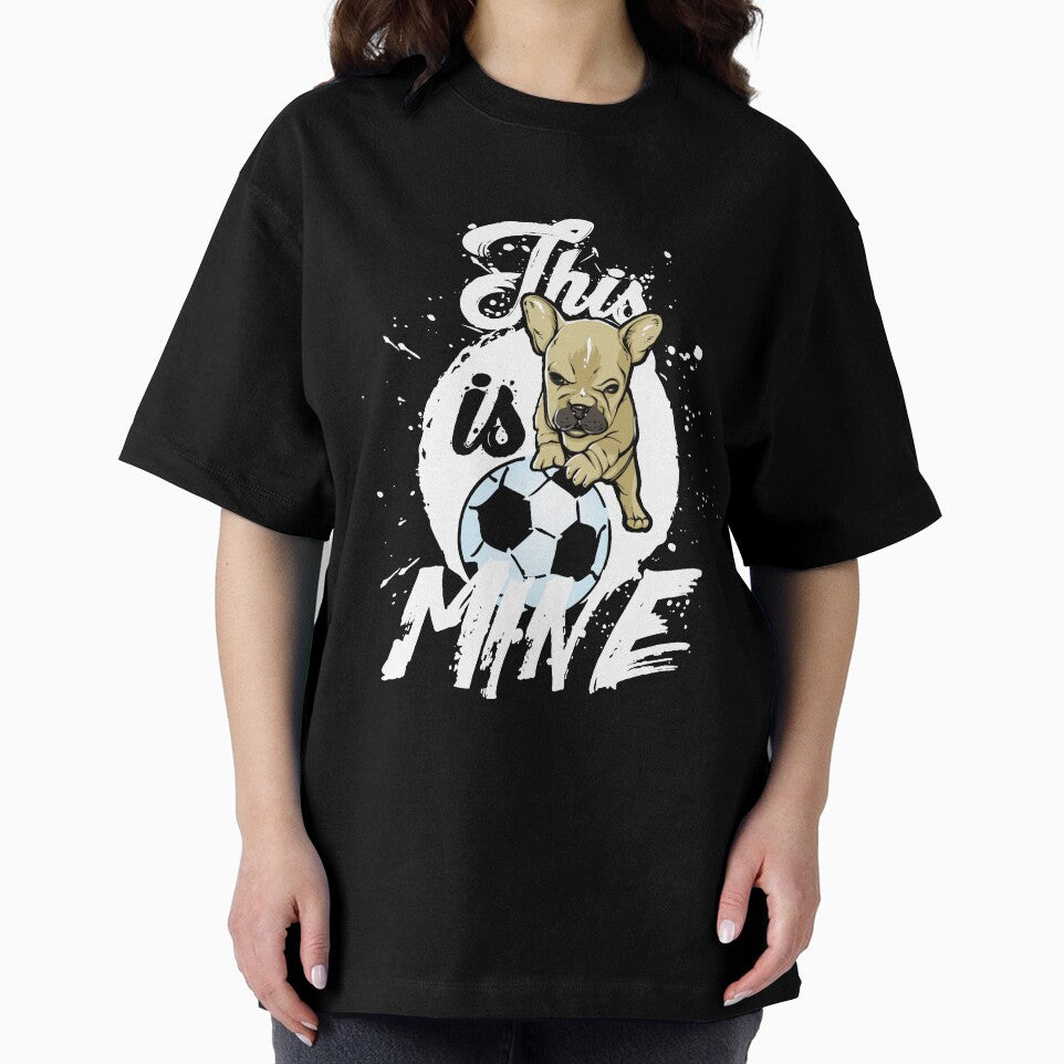 THIS IS MINE soccer ball (light) by SolidEarthArt