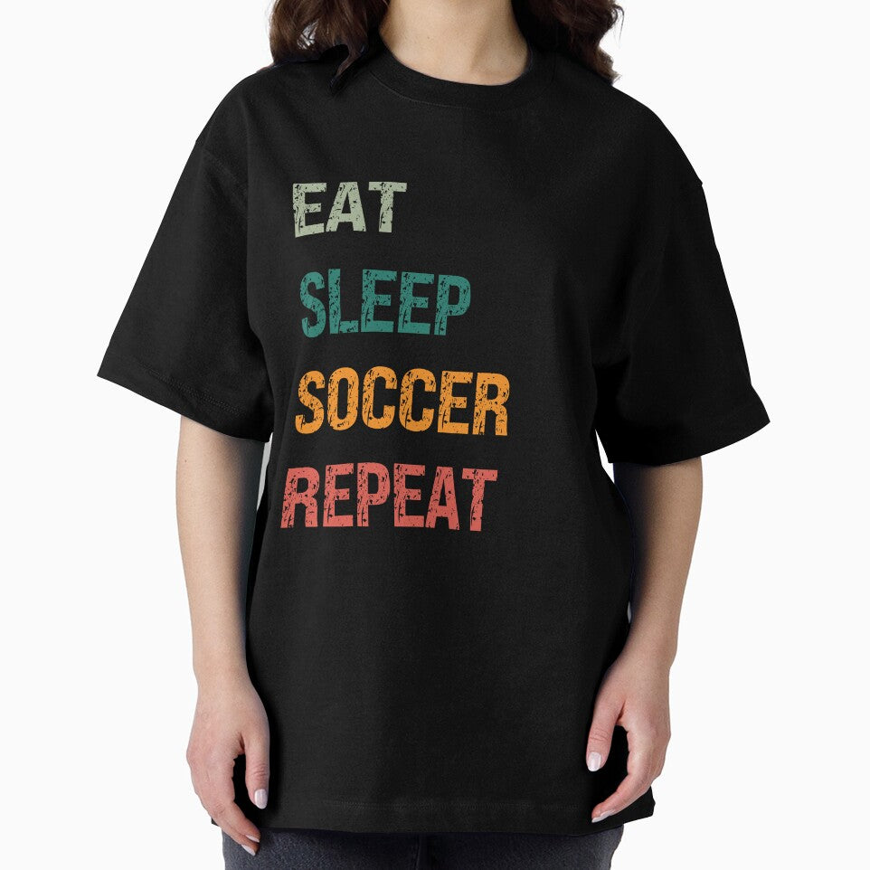 Eat Sleep Soccer Repeat Game Fan by PRINYOS