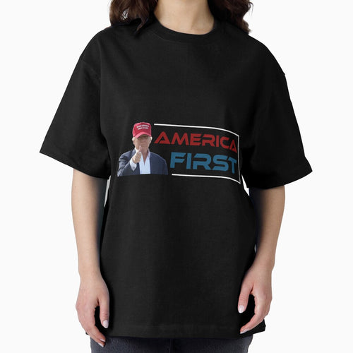 America First | President Donald Trump T-Shirt by AllStarMerch