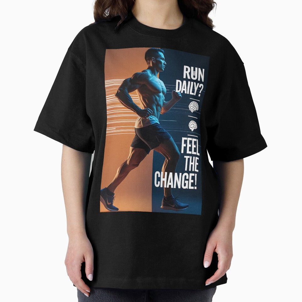 Run Daily – Fitness Motivation Runner Design by The-Daily-Drape