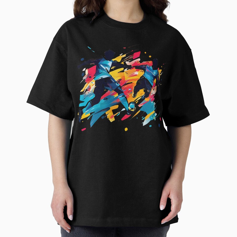 Abstract Soccer Clash 1 by PixelKickr