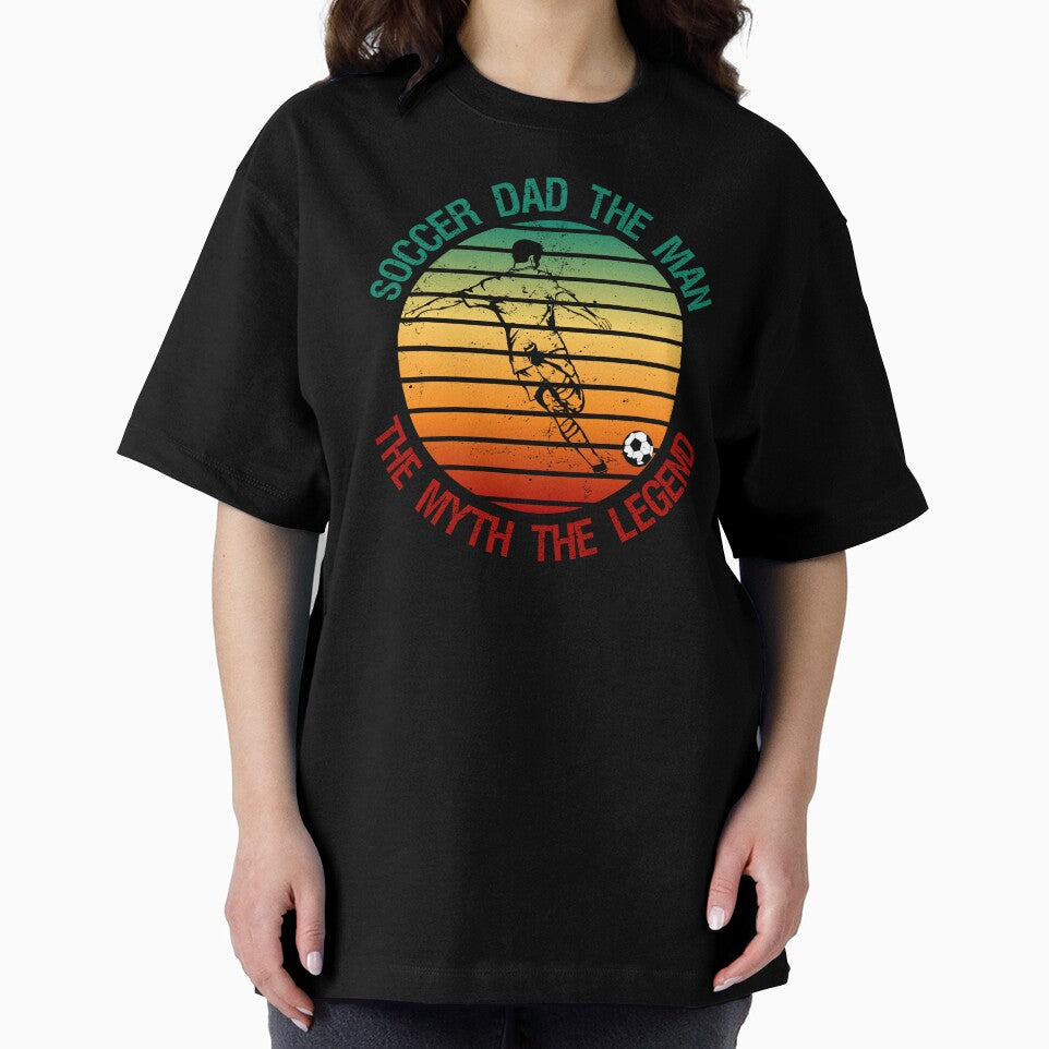 Soccer Dad The Man The Myth The Legend Funny Gifts For Fathers by nquestiaa