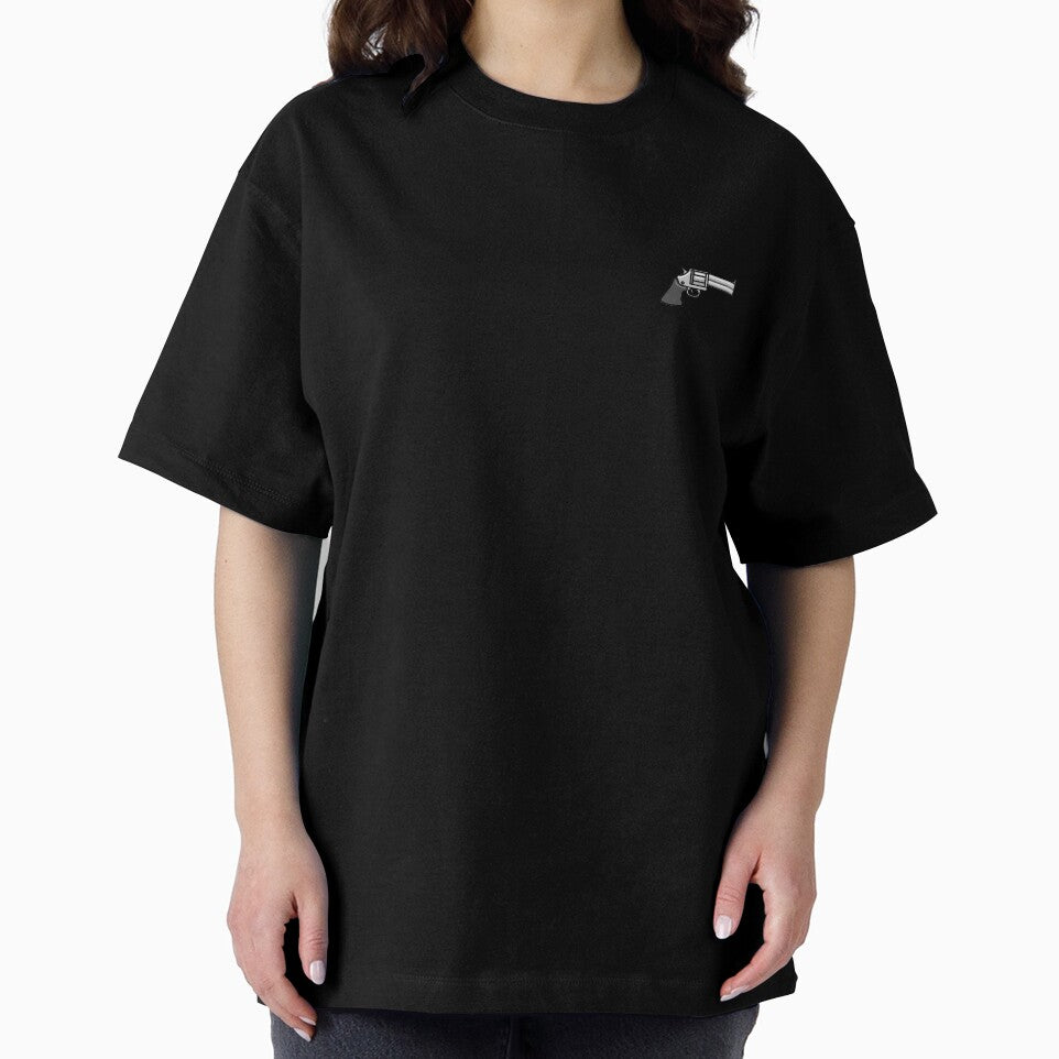 Revolver Gun Pocket Patch T-Shirt for Men and Women by AllStarMerch