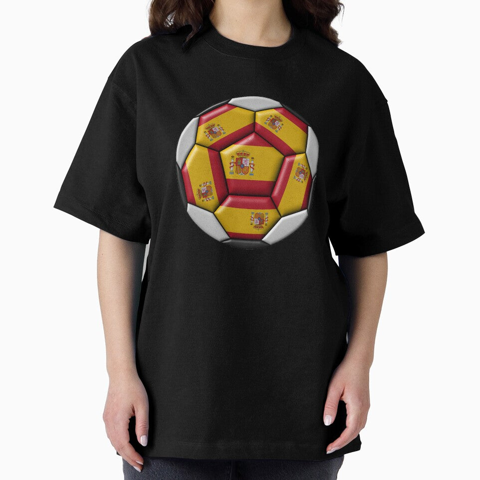 Soccer ball with Spanish flag by siloto