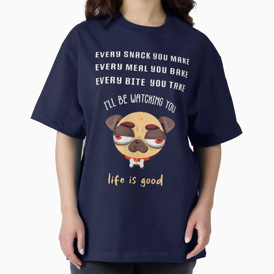 every bite you take i'll be watching you, dog , life is good, by AYzako
